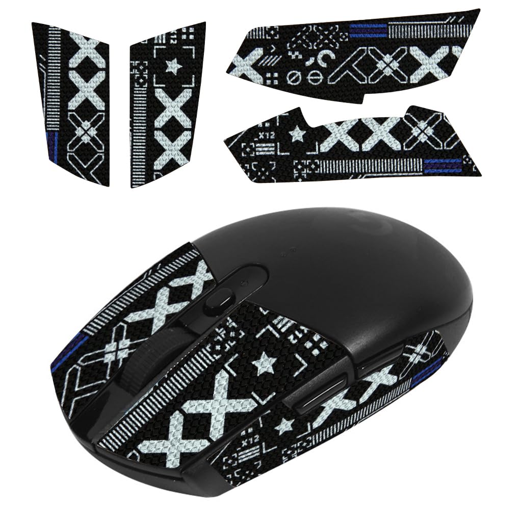 Verilux Mouse Grip Tape for Lo gitech G102/G304 Gaming Mouse Skin, Pre-Cutted Self-Adhesive Mouse Grip Tape Sweat-Proof Fashion Pattern Mouse Grip Tape (Mouse is NOT Included) Verilux Mouse Grip Tape for Lo gitech G102/G304 Gaming Mouse Skin, Pre-Cutted Self-Adhesive Mouse Grip Tape Sweat-Proof Fashion Pattern Mouse Grip Tape (Mouse is NOT Included)
